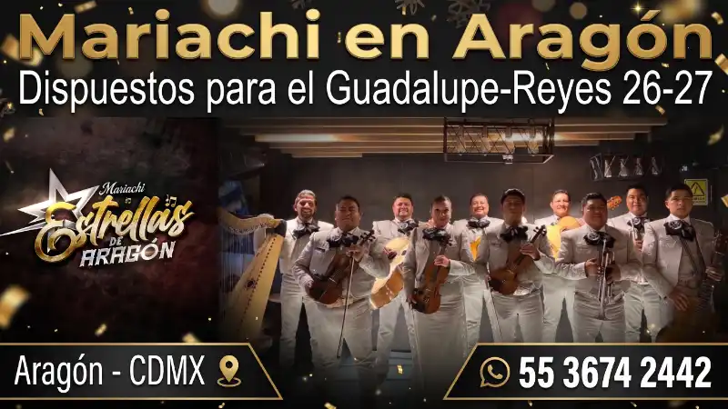 Mariachis en Aragón CDMX precios costos